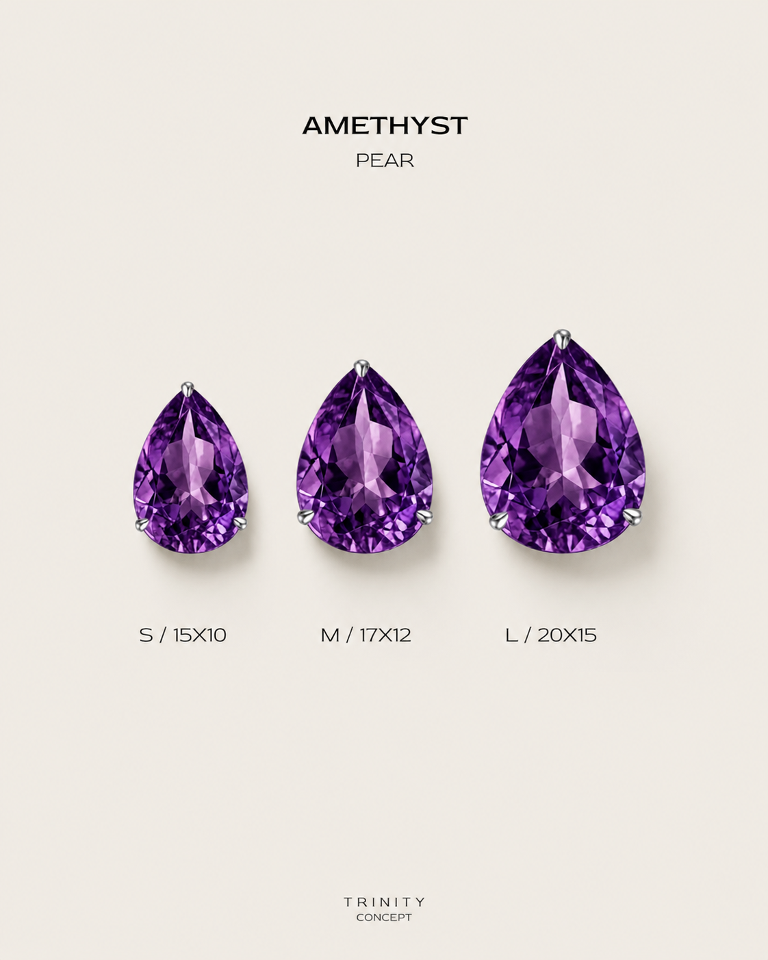 Amethyst PEAR