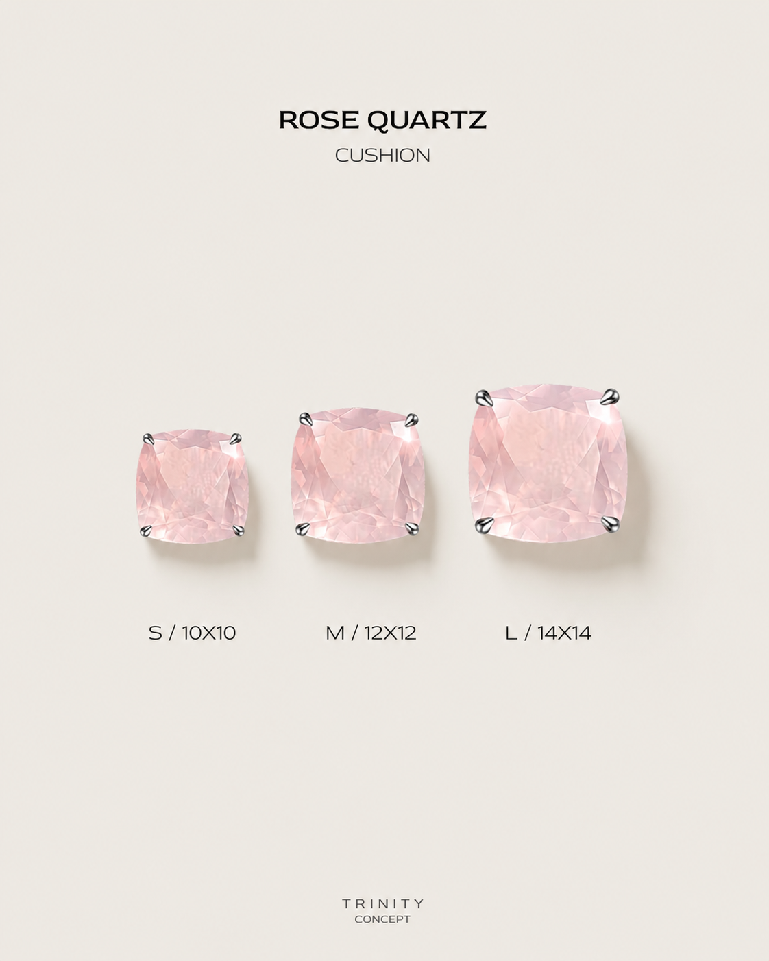 Rose Quartz CUSHION