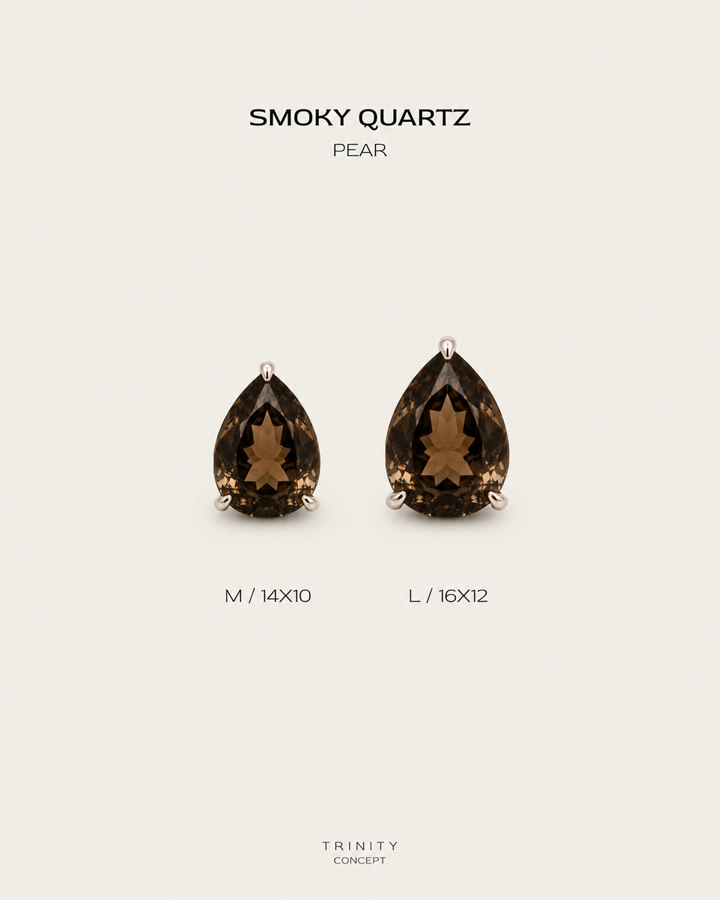 Smoky Qtz · Pear
