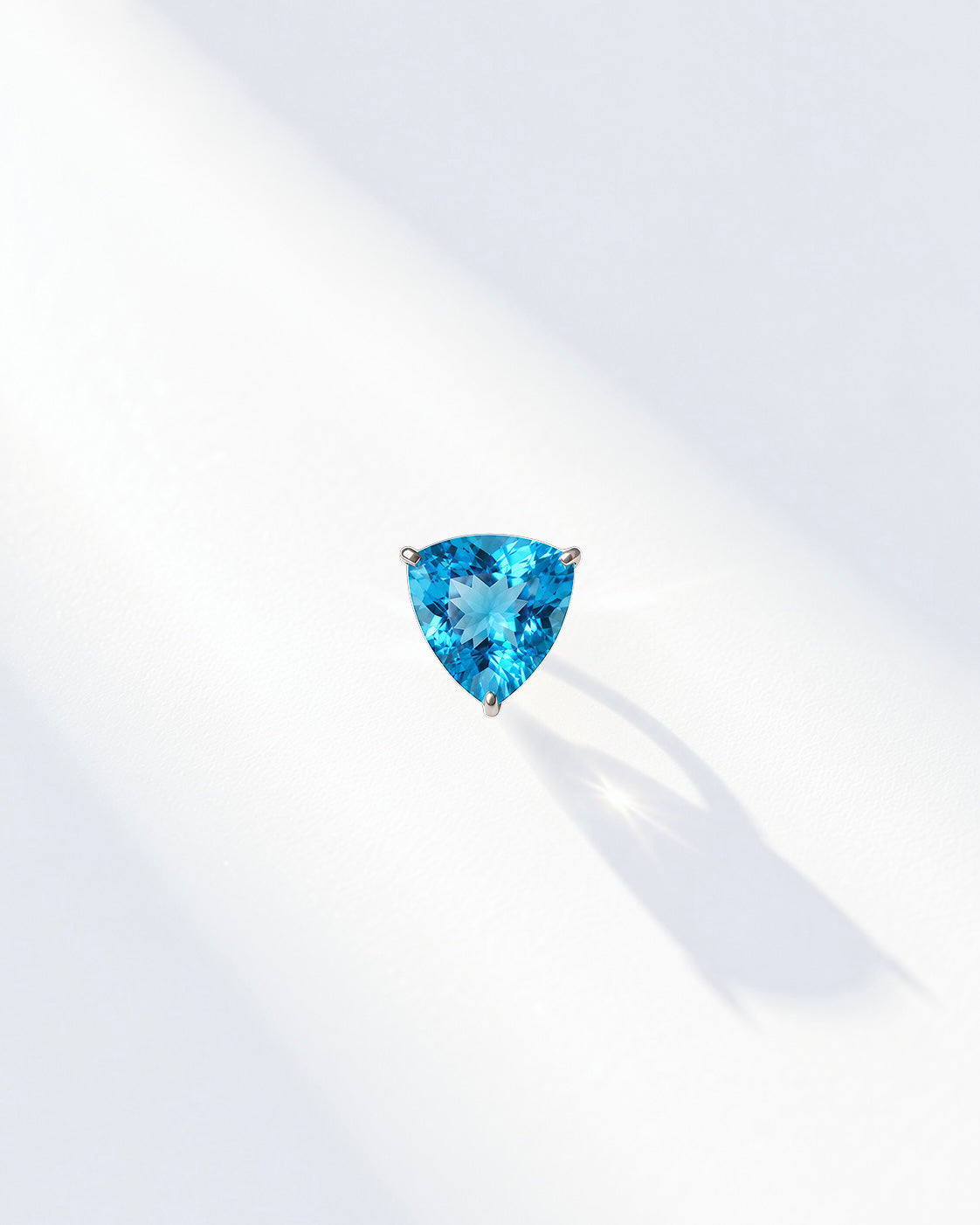 Swiss Blue Topaz · Trillion