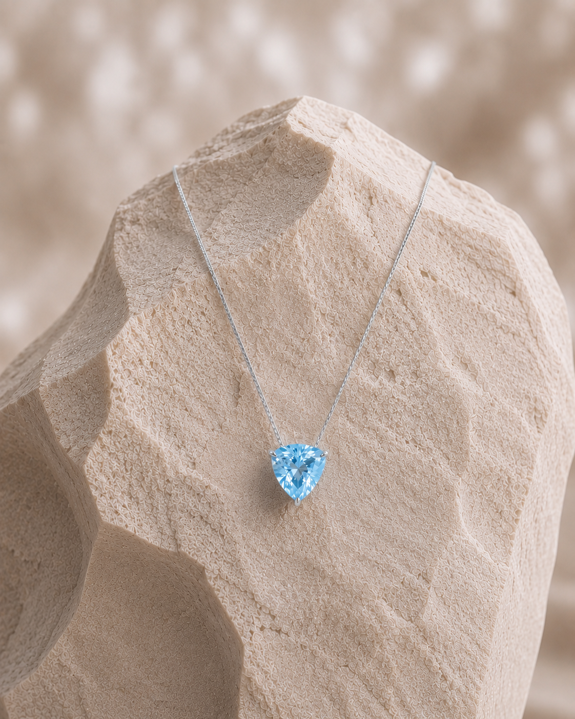 Trinity Solo · Sky Blue Topaz Trillion