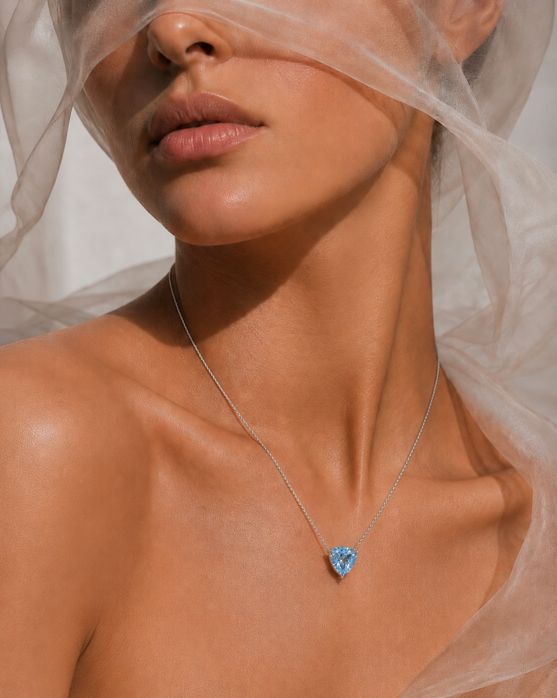 Trinity Solo · Sky Blue Topaz Trillion