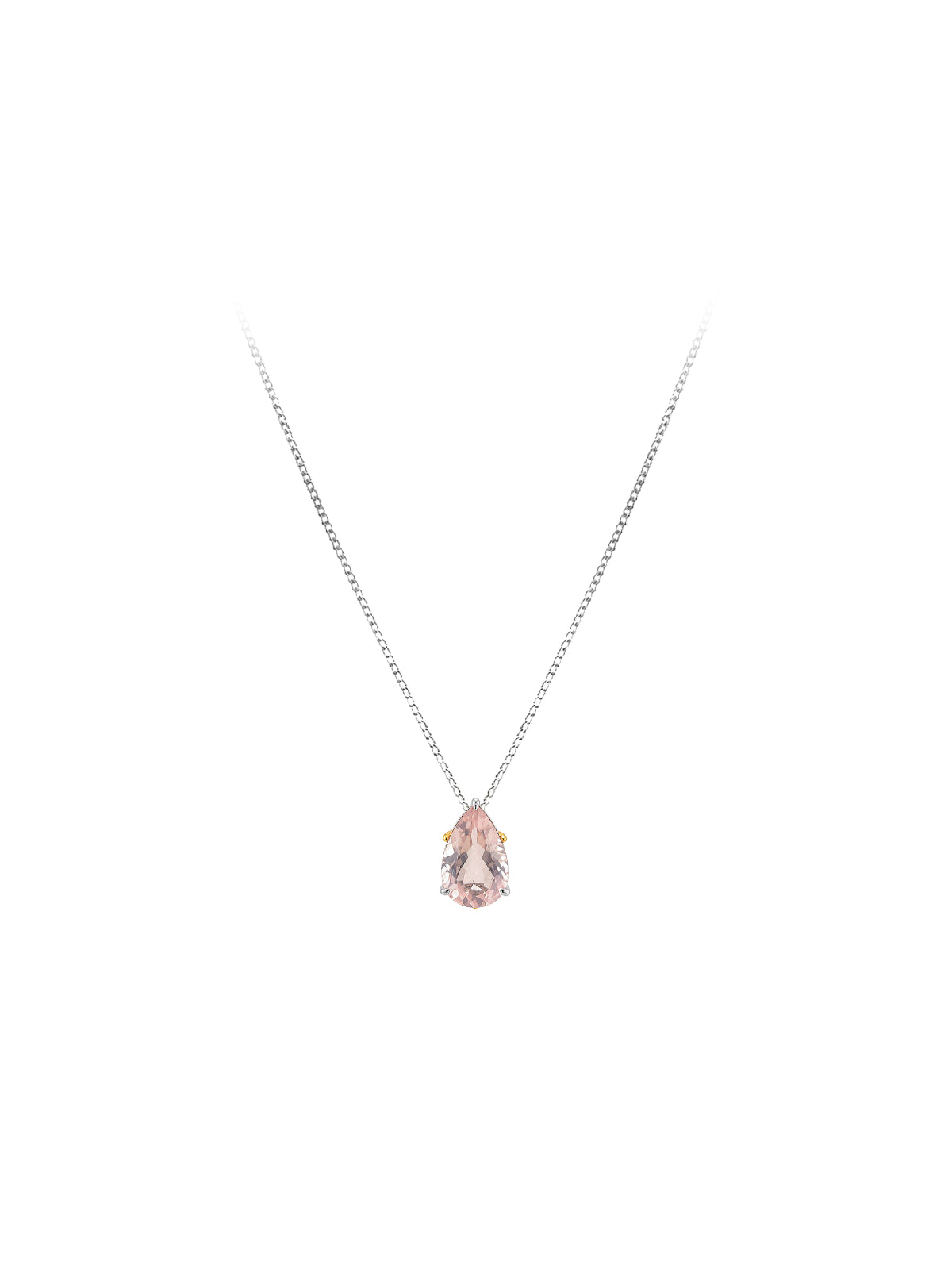 Trinity Solo · Rose Quartz Pear