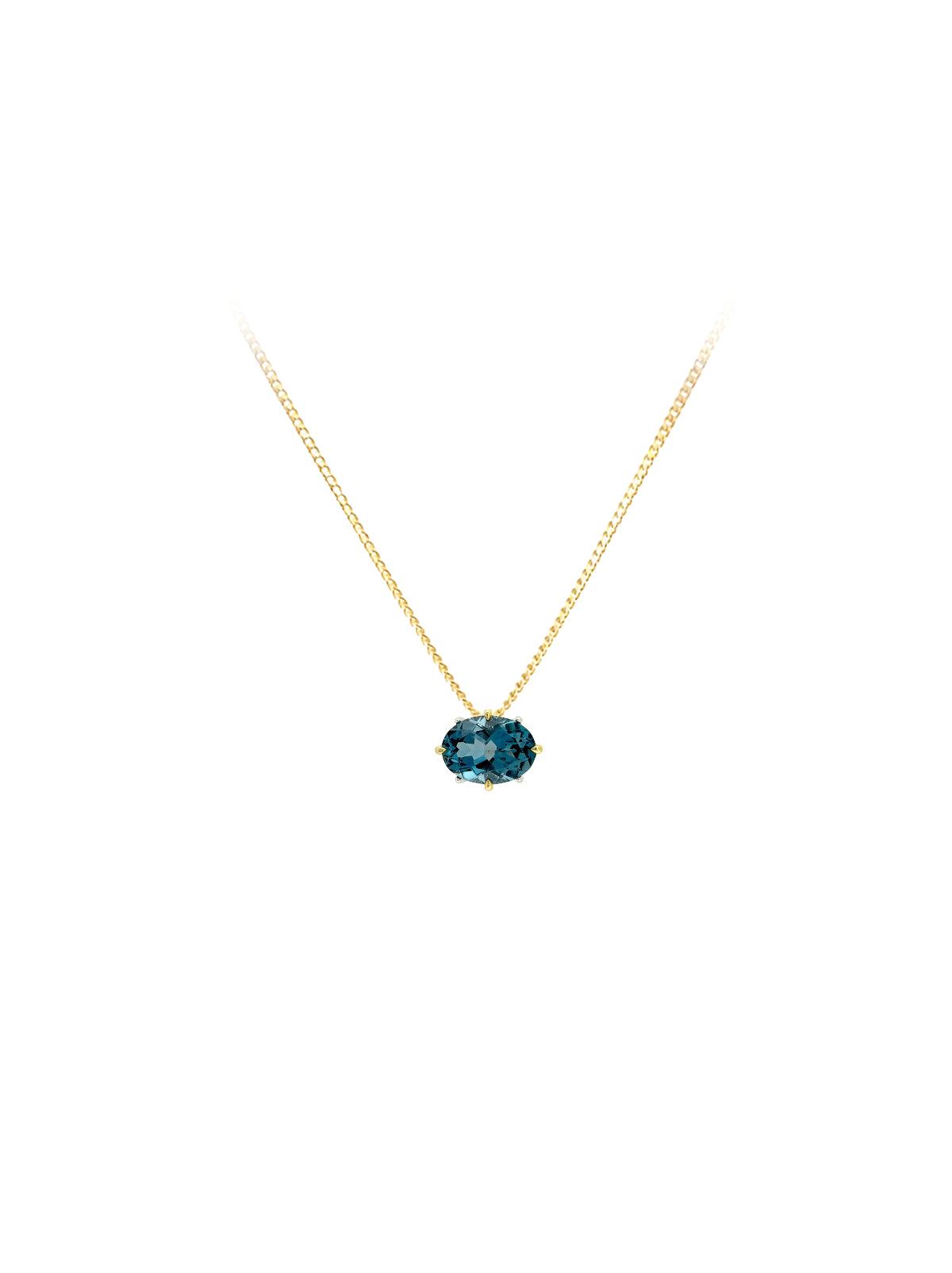 Trinity Limited Solo · London Blue Topaz Oval