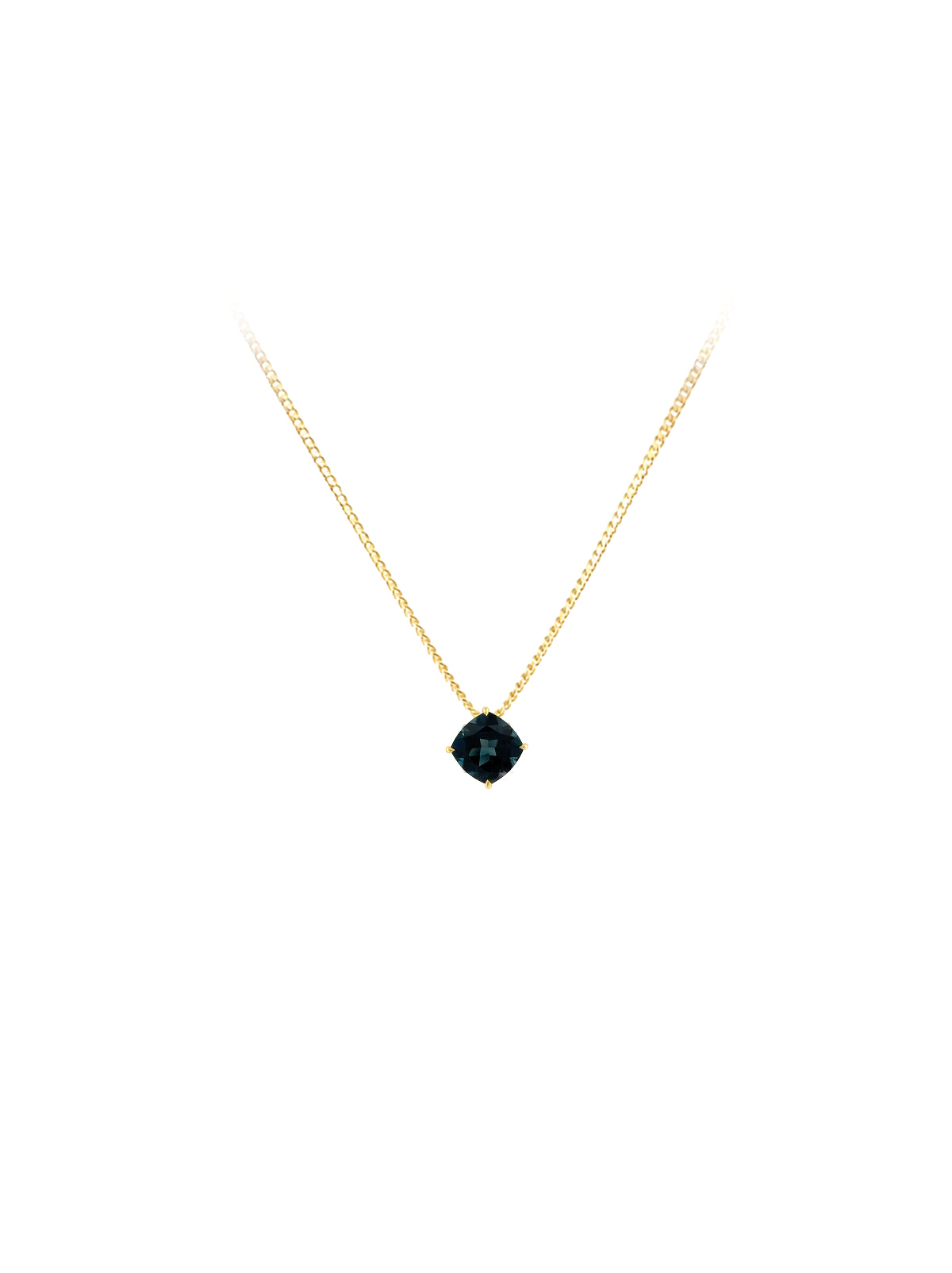 Trinity Limited Solo · London Blue Topaz Cushion