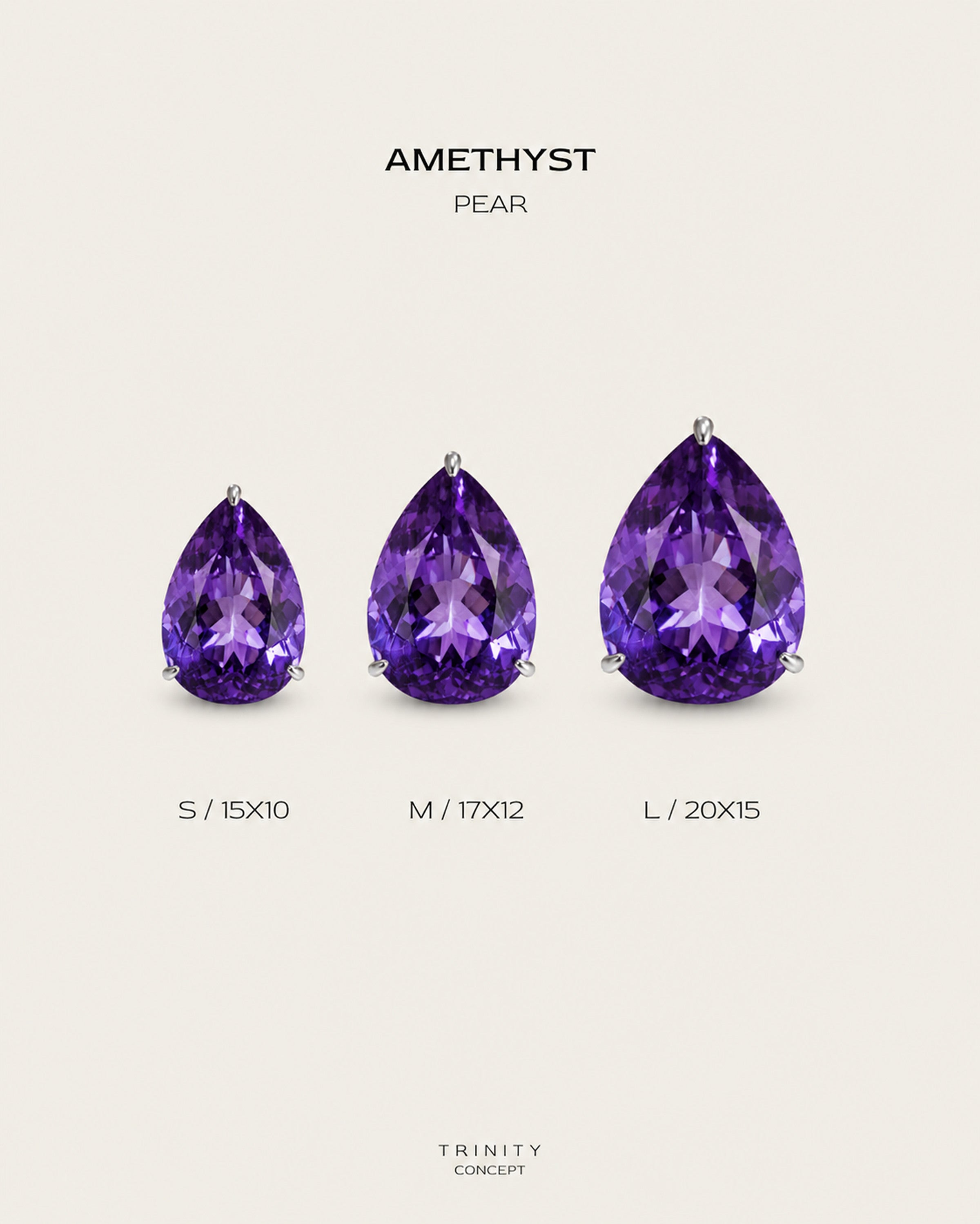Amethyst · Pear