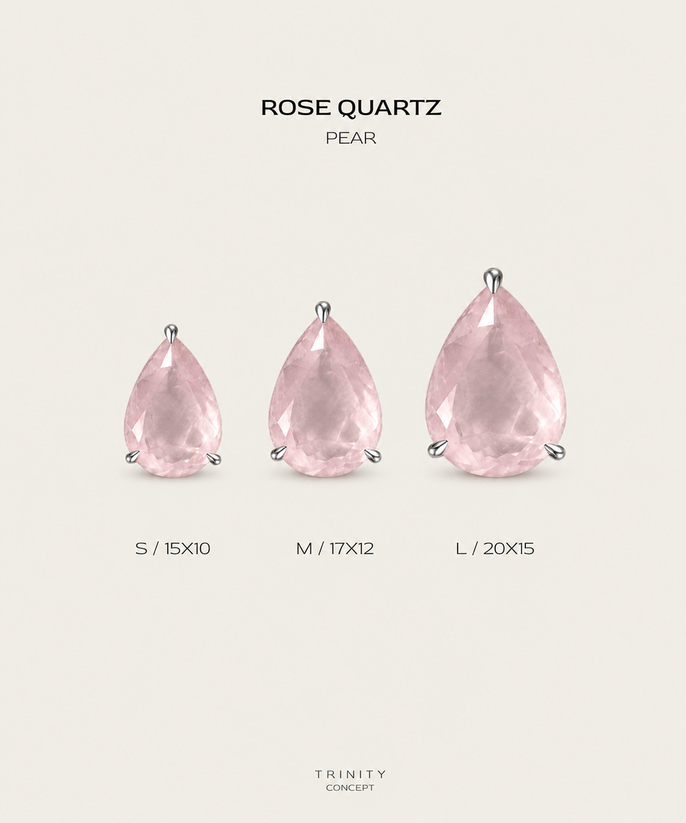 Rose Quartz · Pear
