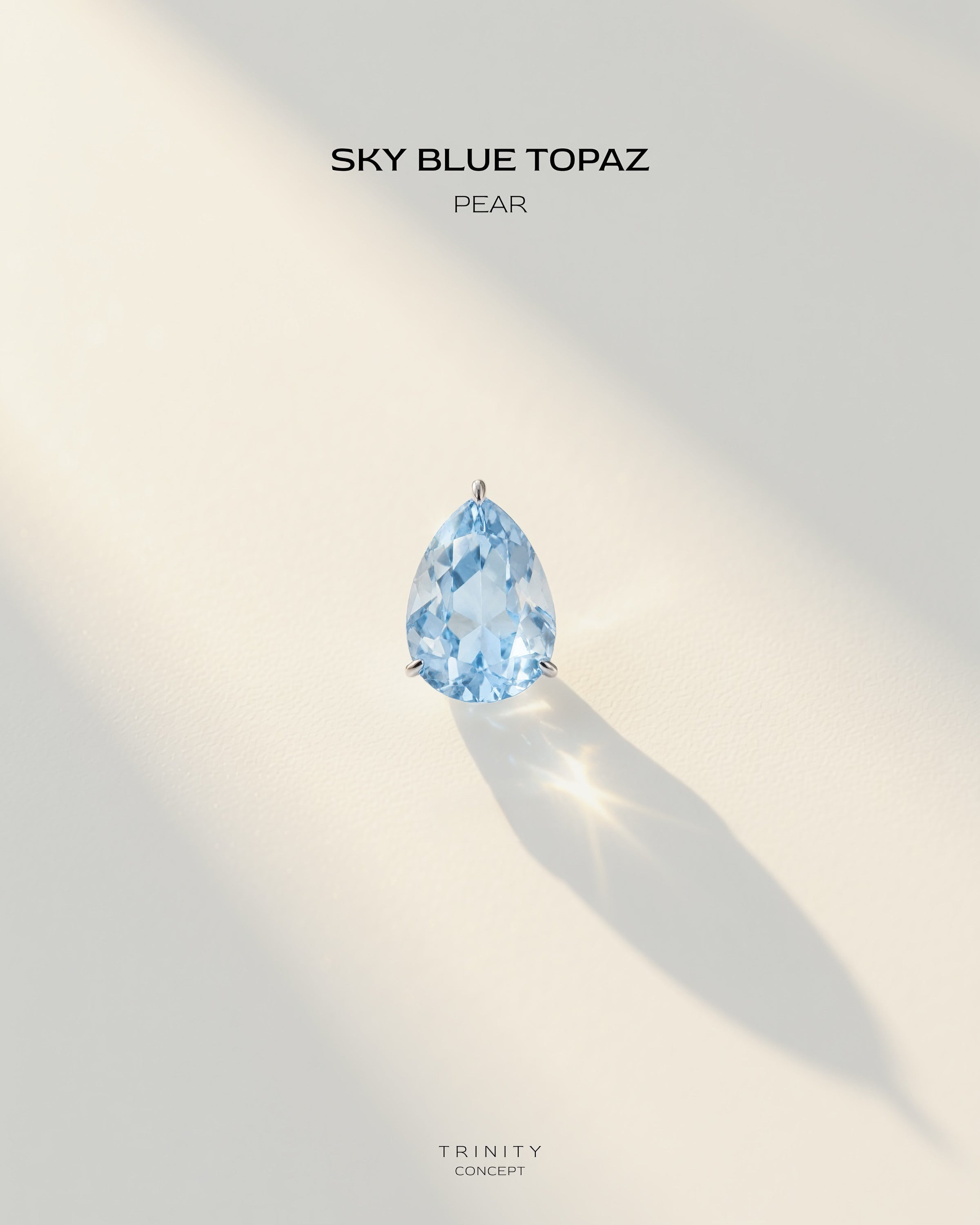 Sky Blue Topaz · Pear