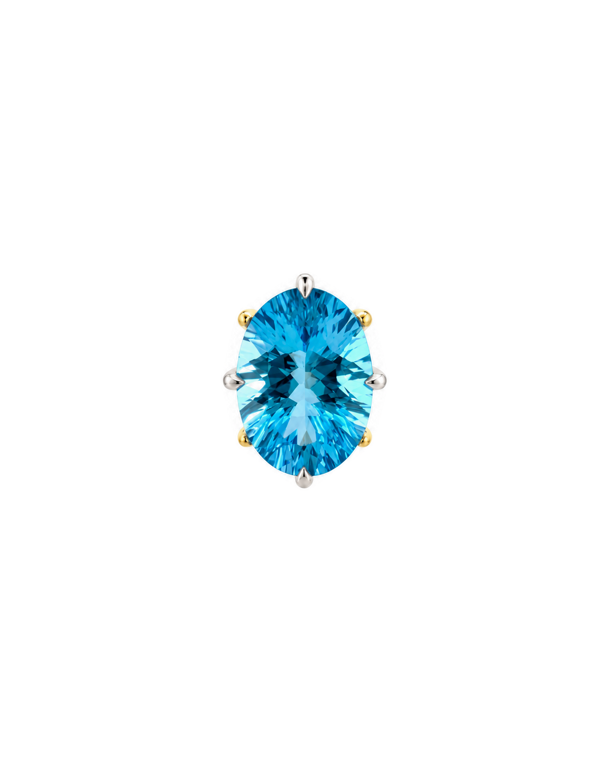 Swiss Blue Topaz · Oval