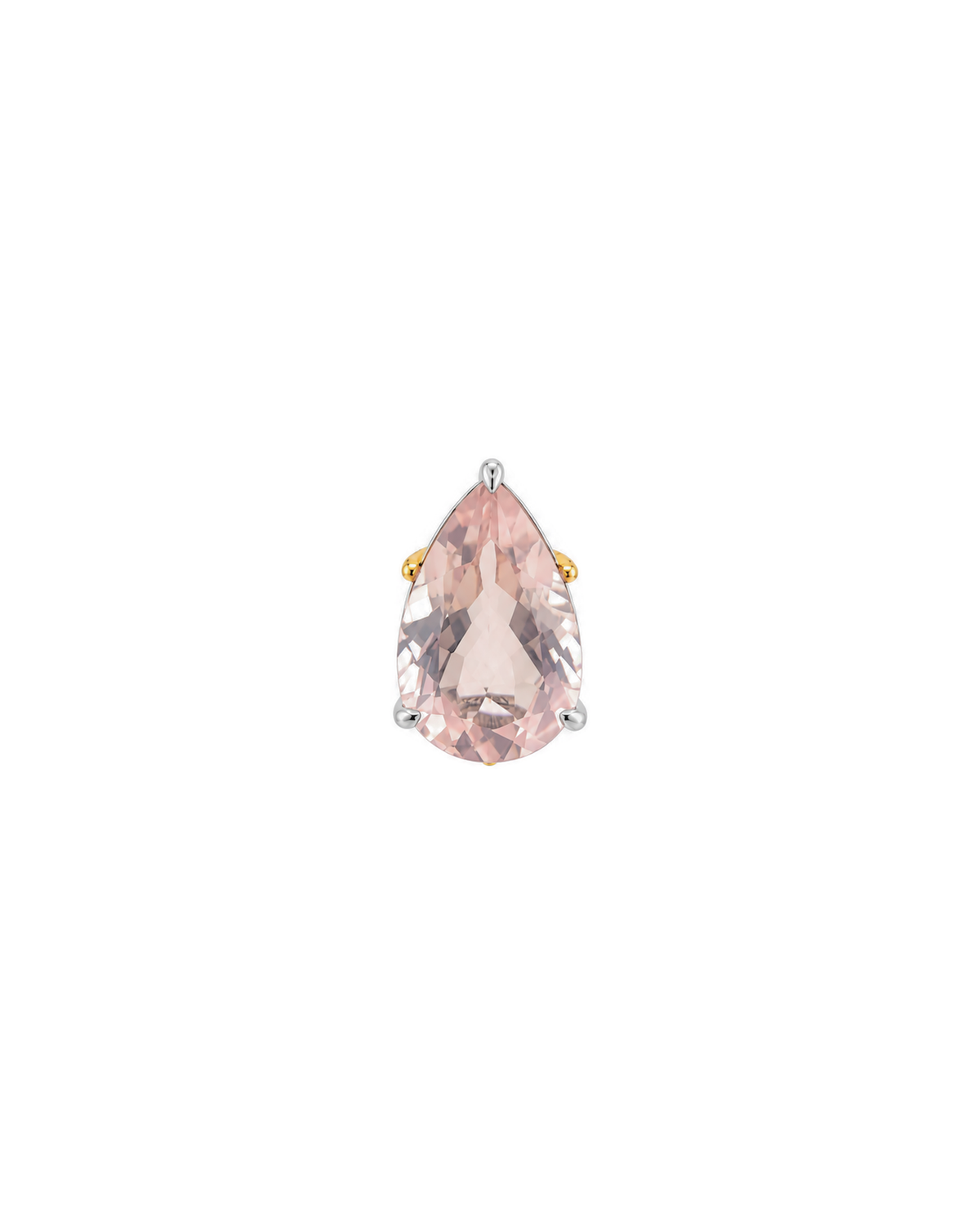 Trinity Solo · Rose Quartz Pear