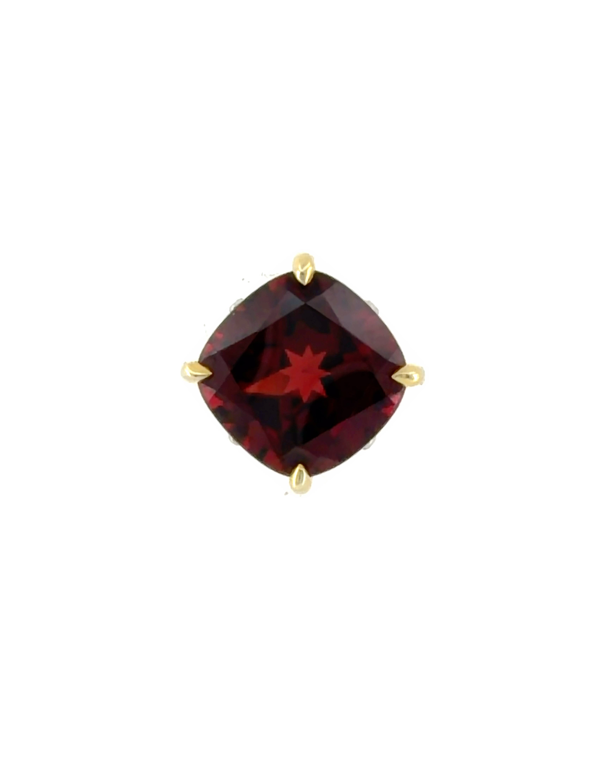 Trinity Limited Crystal · Garnet Cushion