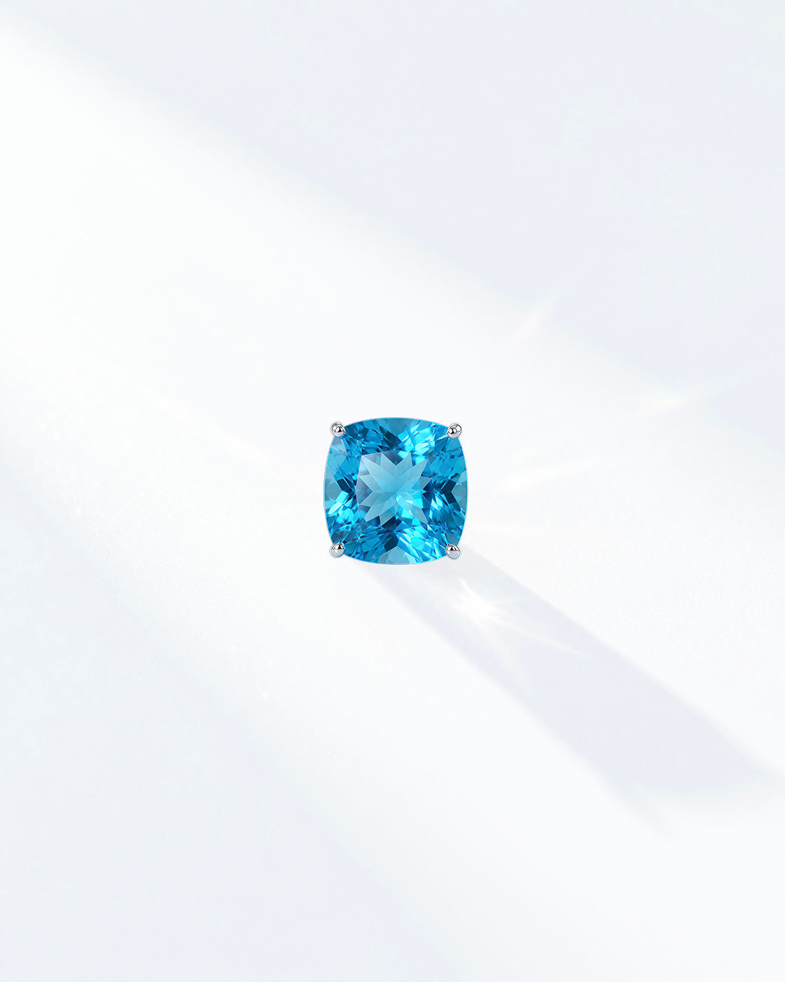Swiss Blue Topaz · Cushion