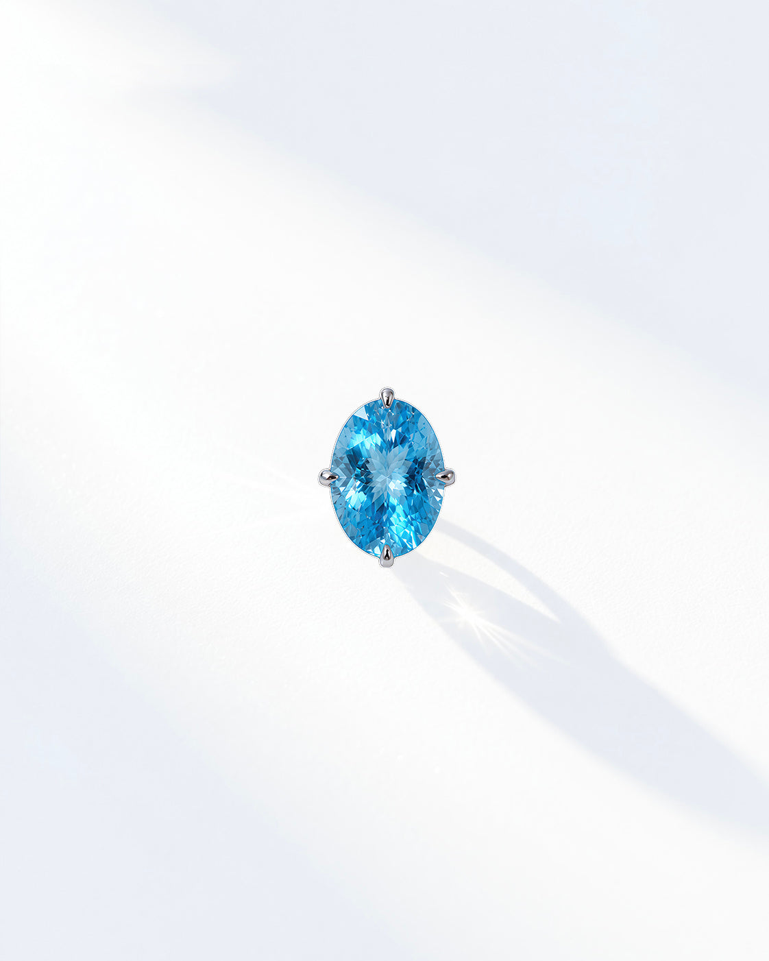 Swiss Blue Topaz · Oval